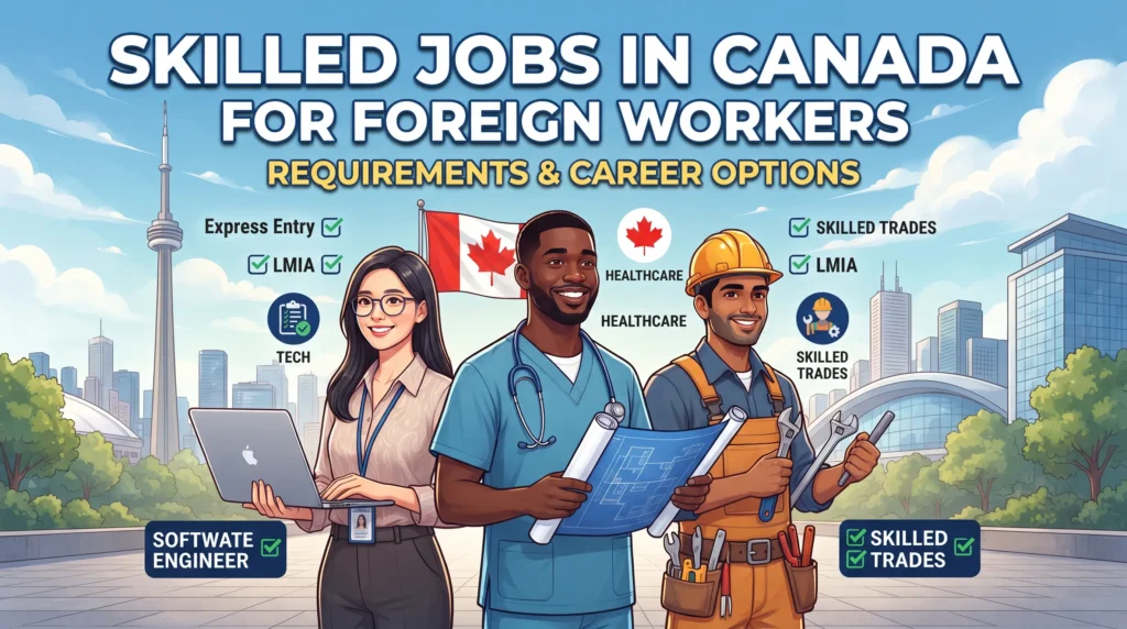 Skilled Jobs in Canada for Foreign Workers