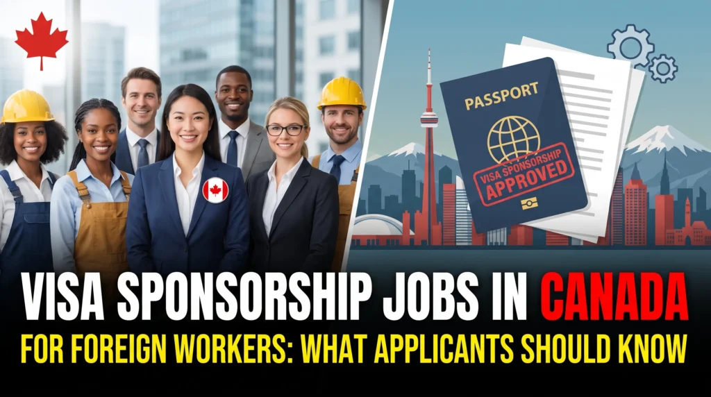 Visa Sponsorship Jobs in Canada